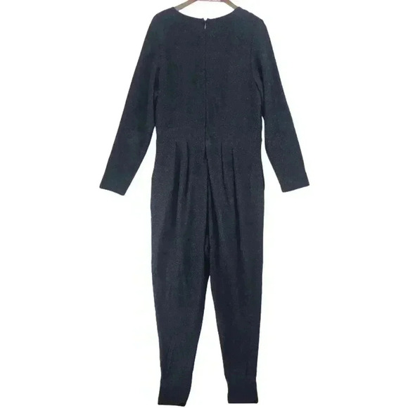 City Chic Women's Jumpsuit Long sleeve Shimmer Tapered Leg Size M/ 18 - Picture 2 of 10